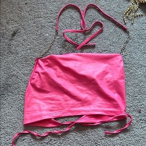 Vibrant Pink Women's Crop Top